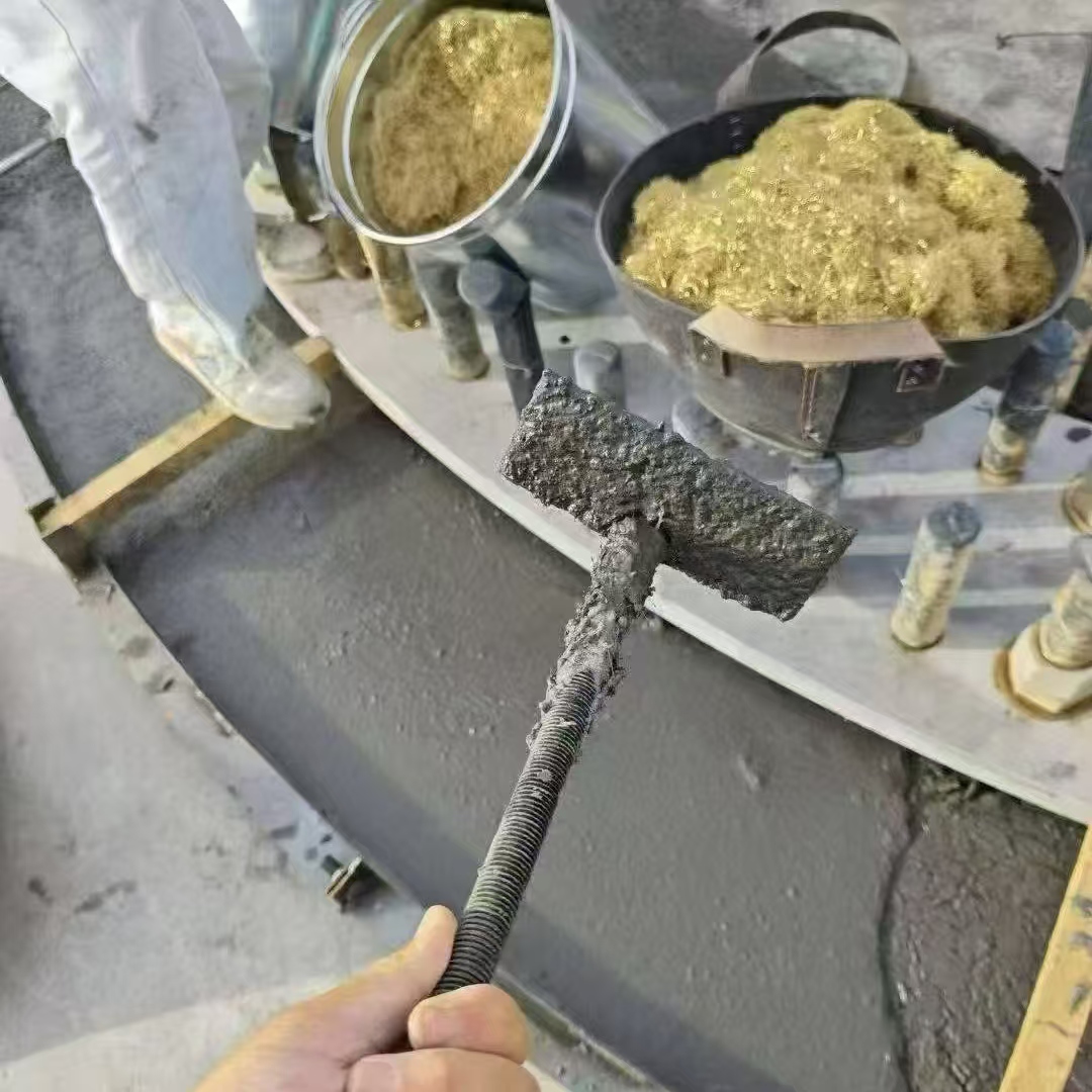 嘉峪关C120钢纤维高强无收灌浆料 轧机压缩机汽轮机发电机锻压设备底座灌浆材料